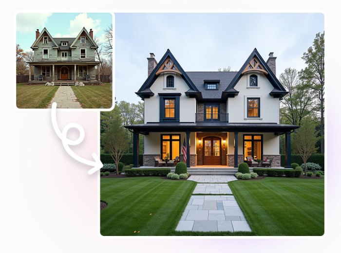 Mejora la apariencia exterior de tu casa de dos niveles con encanto ...